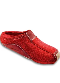 New HAFLINGER Hausschuh, Walkstoff aus Schurwolle Damen Hausschuhe