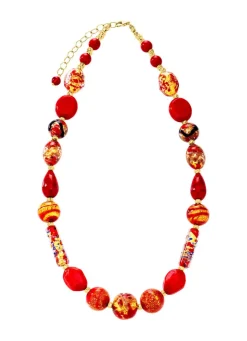 Hot Halskette mit Muranoglas-Perlen Damen Halsketten