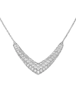 Clearance Halskette mit Zirkonia Damen Halsketten