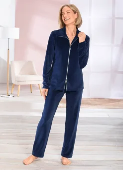 Damen Mona Freizeitanzüge<Hausanzug mit 2-Wege-Zipper