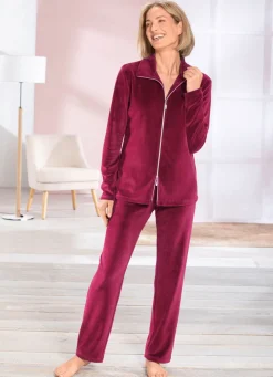 Damen Mona Freizeitanzüge<Hausanzug mit 2-Wege-Zipper