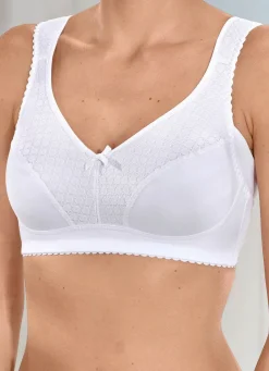 Hot Hautsympathischer BH mit hohem Baumwollanteil Damen Bh Ohne Bügel|Bh Mit Spitze