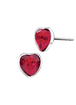 Online Herz-Ohrstecker mit Swarovski®-Kristallen Damen Ohrschmuck|Modeschmuck