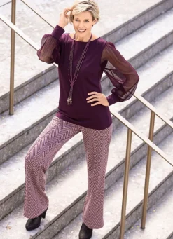 Damen Mona Schlupfhosen<Hose in angesagter Marlene-Form