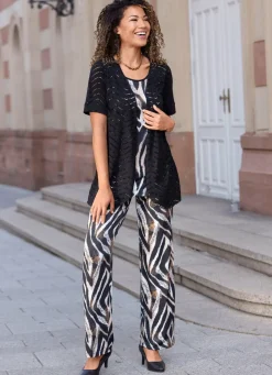 Damen Mona Schlupfhosen|Lange Hosen<Hose in bequemer Weite