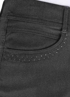 Damen Mona Schlupfhosen|Lange Hosen<Hose in Denim-Optik