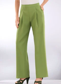 Damen Mona Schlupfhosen<Hose mit Bundfalten in modischer Weite