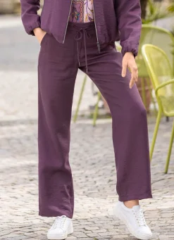 Damen Mona Schlupfhosen<Hose mit Dehnbund-Einsatz
