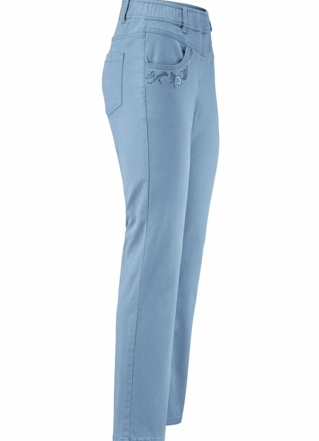 Damen Mona Schlupfhosen|Lange Hosen<Hose mit funkelnden Glitzersteinchen