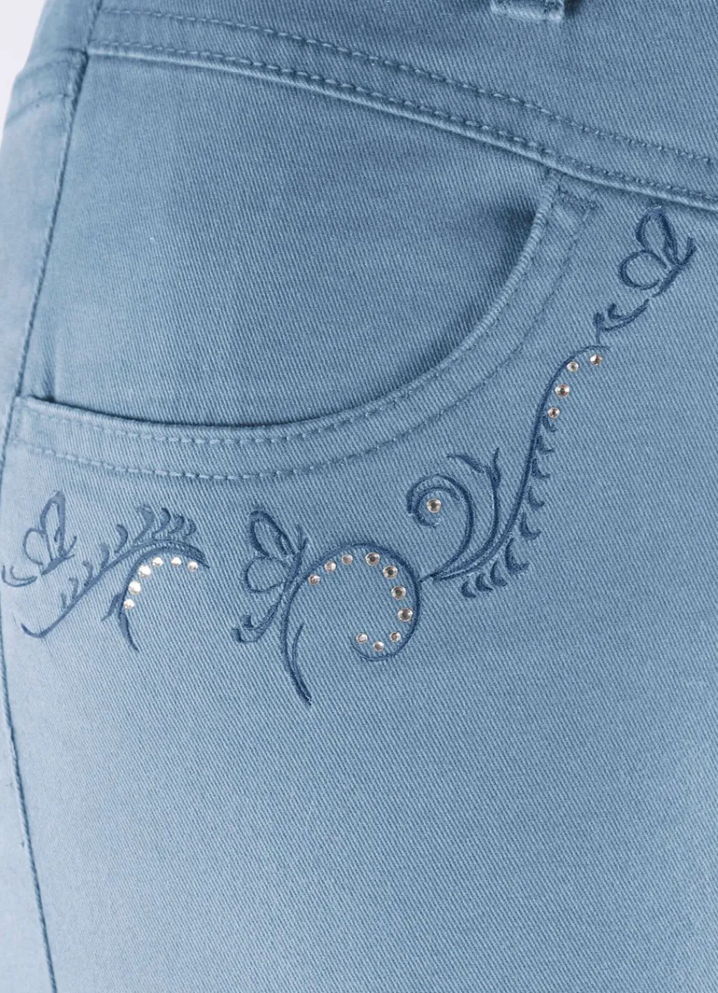 Damen Mona Schlupfhosen|Lange Hosen<Hose mit funkelnden Glitzersteinchen