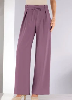 Damen Mona Schlupfhosen|Lange Hosen<Hose mit Kellerfalten
