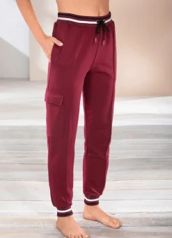 Damen Mona Freizeithosen<Hose mit kontrastfarbenem Dehnbund