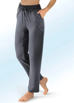 Damen Mona Freizeithosen<Hose mit Nietenzier