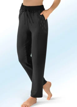 Damen Mona Freizeithosen<Hose mit Nietenzier