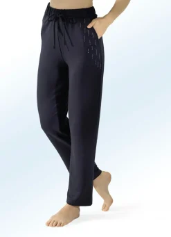 Damen Mona Freizeithosen<Hose mit Nietenzier