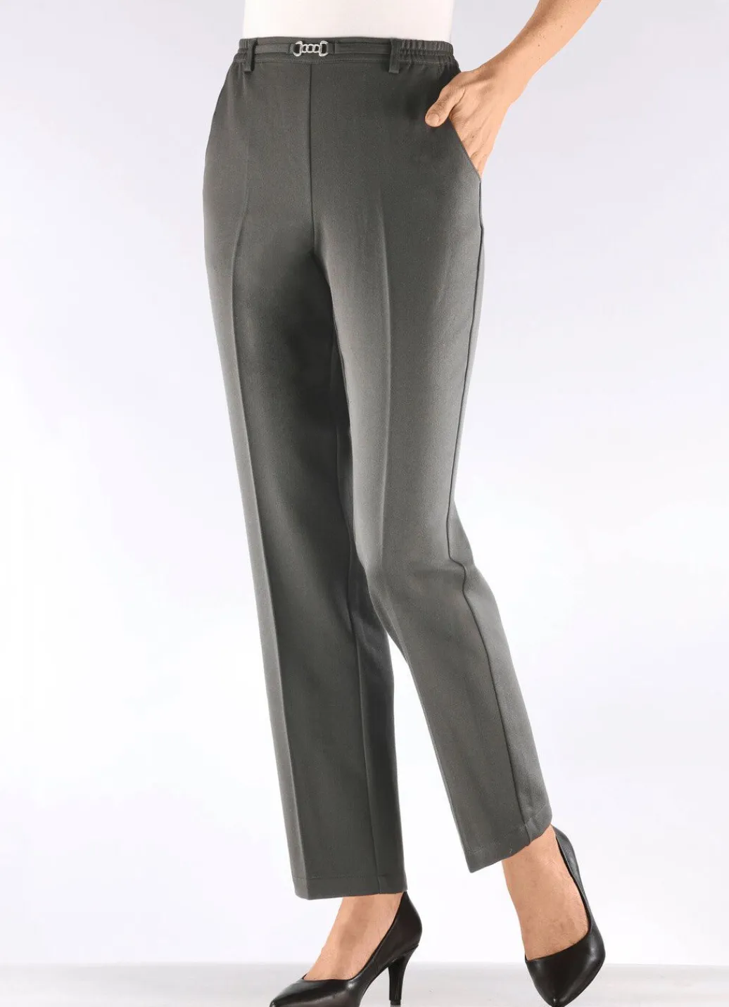 Damen Mona Schlupfhosen|Lange Hosen<Hose mit schmückendem Zierteil