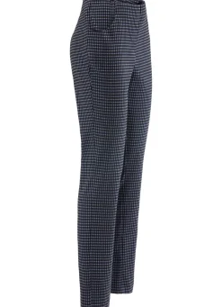 Damen Mona Schlupfhosen|Lange Hosen<Hose mit trendiger Hahnentritt-Dessinerung