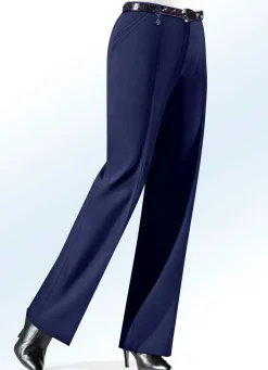 Damen Mona Lange Hosen<Hose mit Zieranhänger in 6 Farben