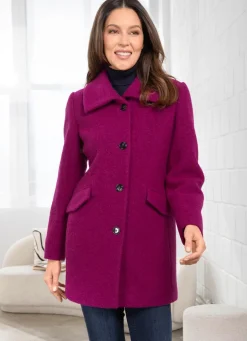 Damen Mona Wolljacken<Jacke aus gekochter Wolle