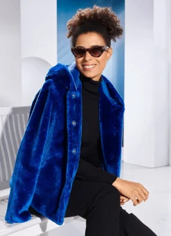 Damen Mona Kunstpelzjacken<Jacke aus kuschelweichem Kunstpelz