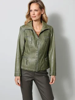 Damen Mona Lederimitatjacken<Jacke aus Lederimitat