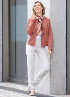 Damen Mona Lederimitatjacken<Jacke im Blouson-Stil