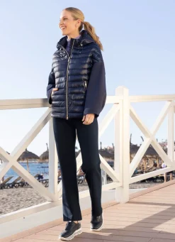 Damen Mona Übergangsjacken<Jacke in trendaktuellem Materialmix