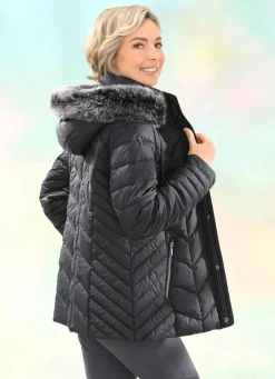 Damen Mona Winterjacken<Jacke mit abnehmbarer Kapuze