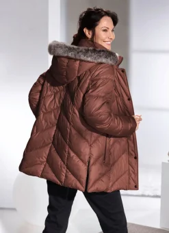 Damen Mona Winterjacken<Jacke mit abnehmbarer Kapuze