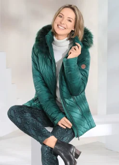 Damen Mona Winterjacken<Jacke mit abnehmbarer Kapuze