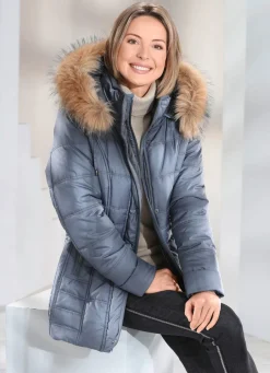Damen Mona Winterjacken<Jacke mit abnehmbarer Kapuze