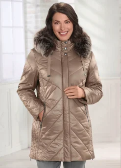 Damen Mona Winterjacken<Jacke mit abnehmbarer Kapuze