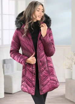 Damen Mona Winterjacken<Jacke mit abnehmbarer Kapuze