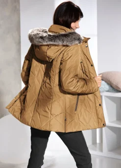 Damen Mona Winterjacken<Jacke mit abnehmbarer Kunstpelz-Besatz