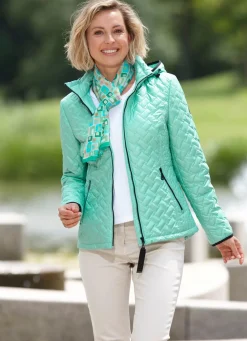 Damen Mona Übergangsjacken<Jacke mit figurschmeichelnder Längssteppung seitlich