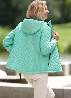 Damen Mona Übergangsjacken<Jacke mit figurschmeichelnder Längssteppung seitlich