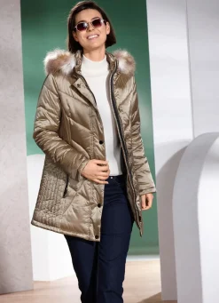Damen Mona Winterjacken<Jacke mit figurschmeichelnder Längssteppung seitlich