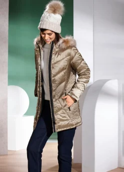 Damen Mona Winterjacken<Jacke mit figurschmeichelnder Längssteppung seitlich