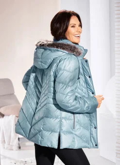 Damen Mona Winterjacken<Jacke mit Reißverschluss an den Seitenschlitzen