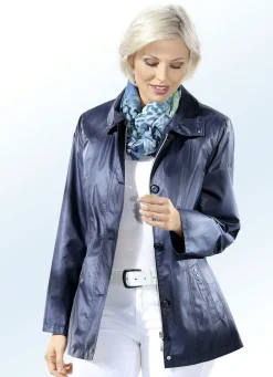Damen Mona Übergangsjacken<Jacke mit Reißverschluss unter der Knopfleiste