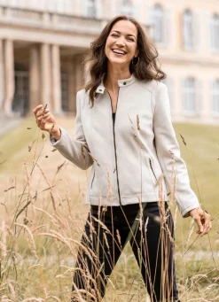 Damen Mona Blusenjacken<Jacke mit Stehkragen