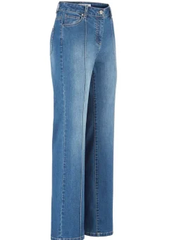 Damen Mona Lange Hosen|Jeans<Jeans mit abgesteppten Biesen