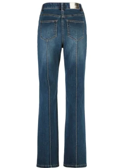 Damen Mona Lange Hosen|Jeans<Jeans mit abgesteppten Biesen