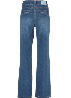 Damen Mona Lange Hosen|Jeans<Jeans mit Bundfalten