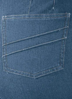 Damen Mona Lange Hosen|Jeans<Jeans mit figurgünstiger Teilungsnaht