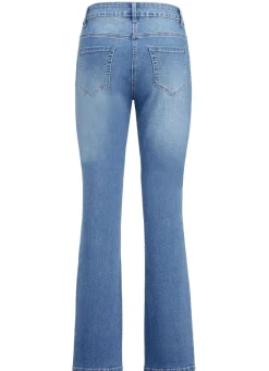 Damen Mona Lange Hosen|Jeans<Jeans mit leicht ausgestellter Beinweite