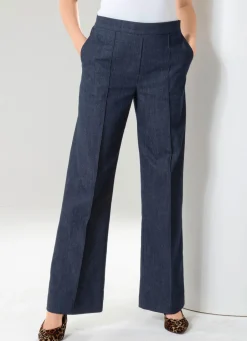 Damen Mona Schlupfhosen|Jeans<Jeans mit leicht ausgestellter Beinweite