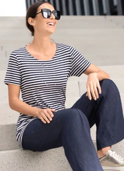 Damen Mona Schlupfhosen|Jeans<Jeans mit leicht ausgestellter Beinweite
