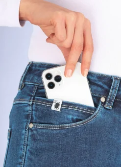 Damen Mona Lange Hosen|Jeans<Jeans mit praktischer Handytasche