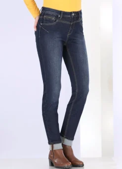 Damen Mona Lange Hosen|Jeans<Jeans mit Push-up-Effekt
